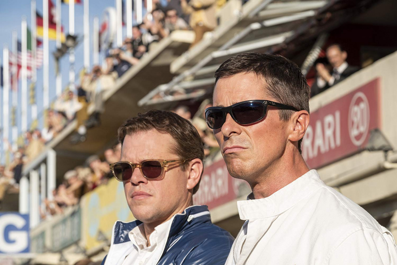 Matt Damon and Christian Bale in 'Ford v. Ferrari'
